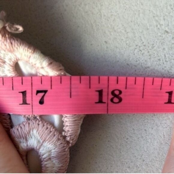 Sea New York Pink Crochet Lace Dress Coquette - Picture 10 of 13